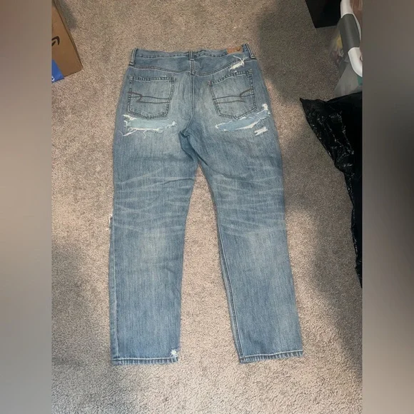 American Eagle Outfitters Light Blue Denim Pants - Picture 6 of 7
